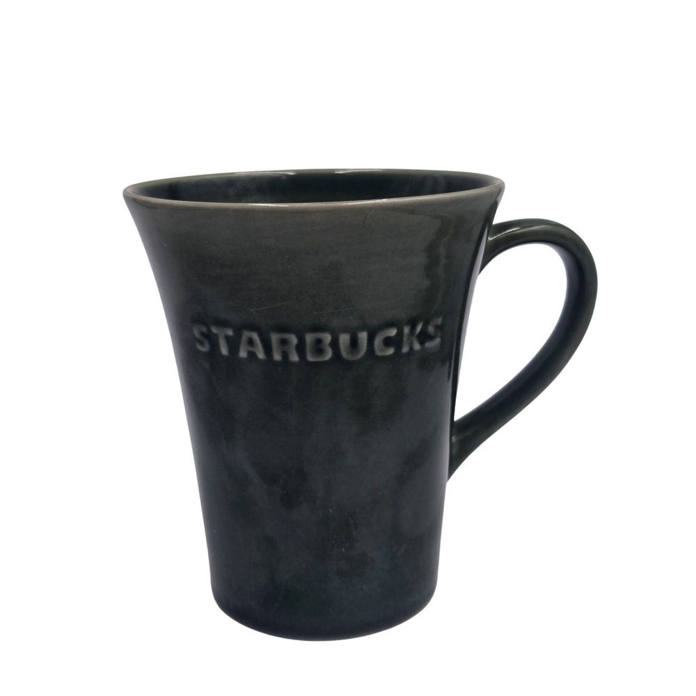 Starbucks Green Embossed Logo Coffee Mug 21oz Oversized Cup